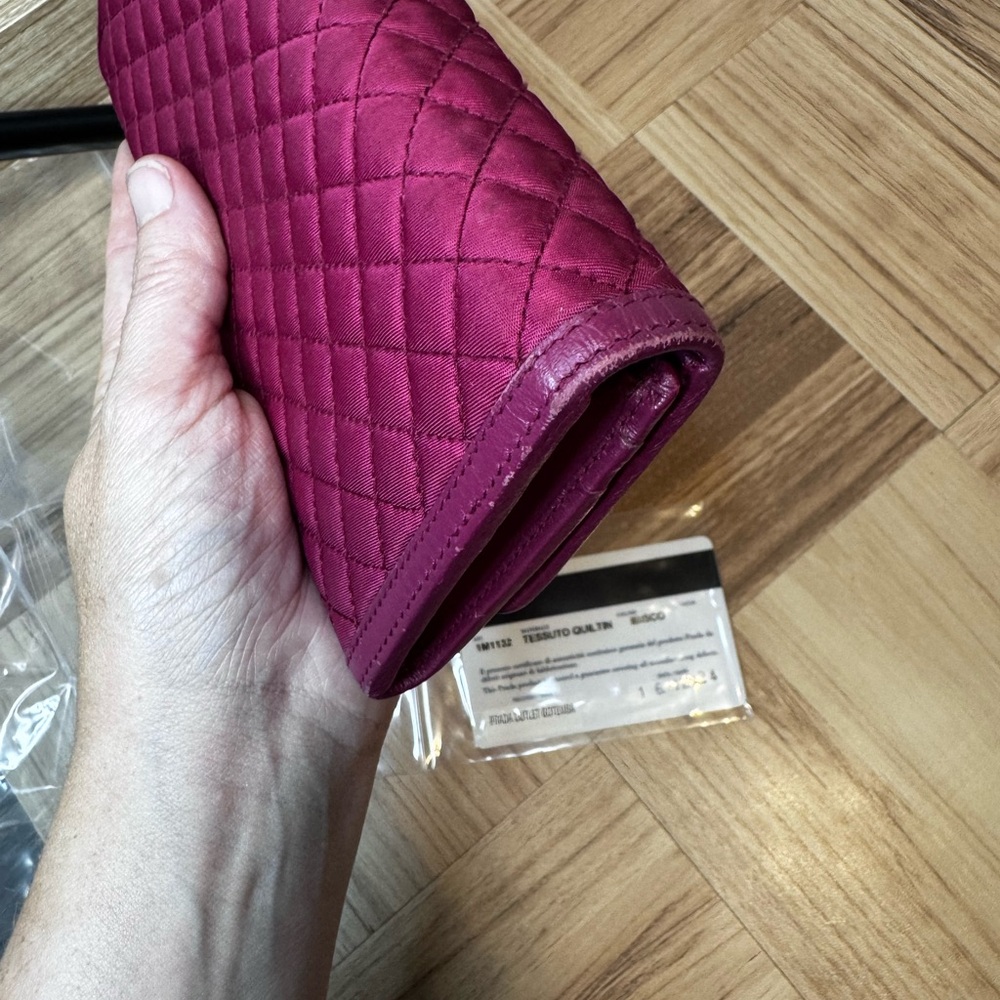 Prada Ibisco Continental Tessuto Zip Wallet - Picture 12 of 16